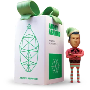 The original Angry Aravind package
