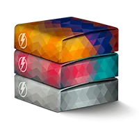 The original Cubic Gel package