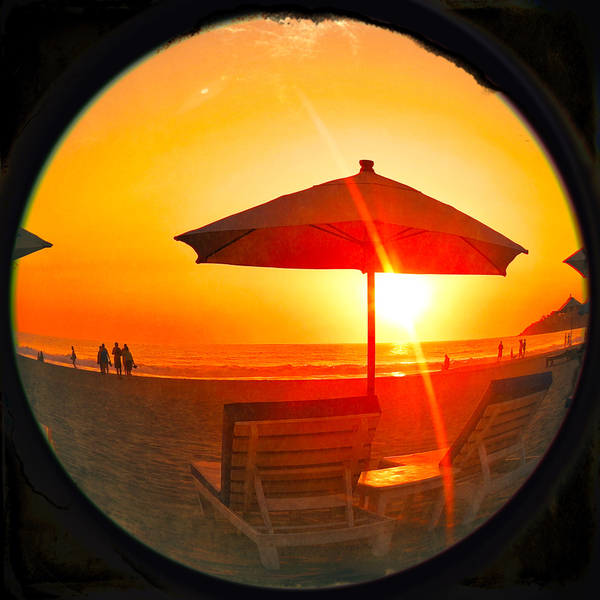 A photograph taken with the Fisheye camera