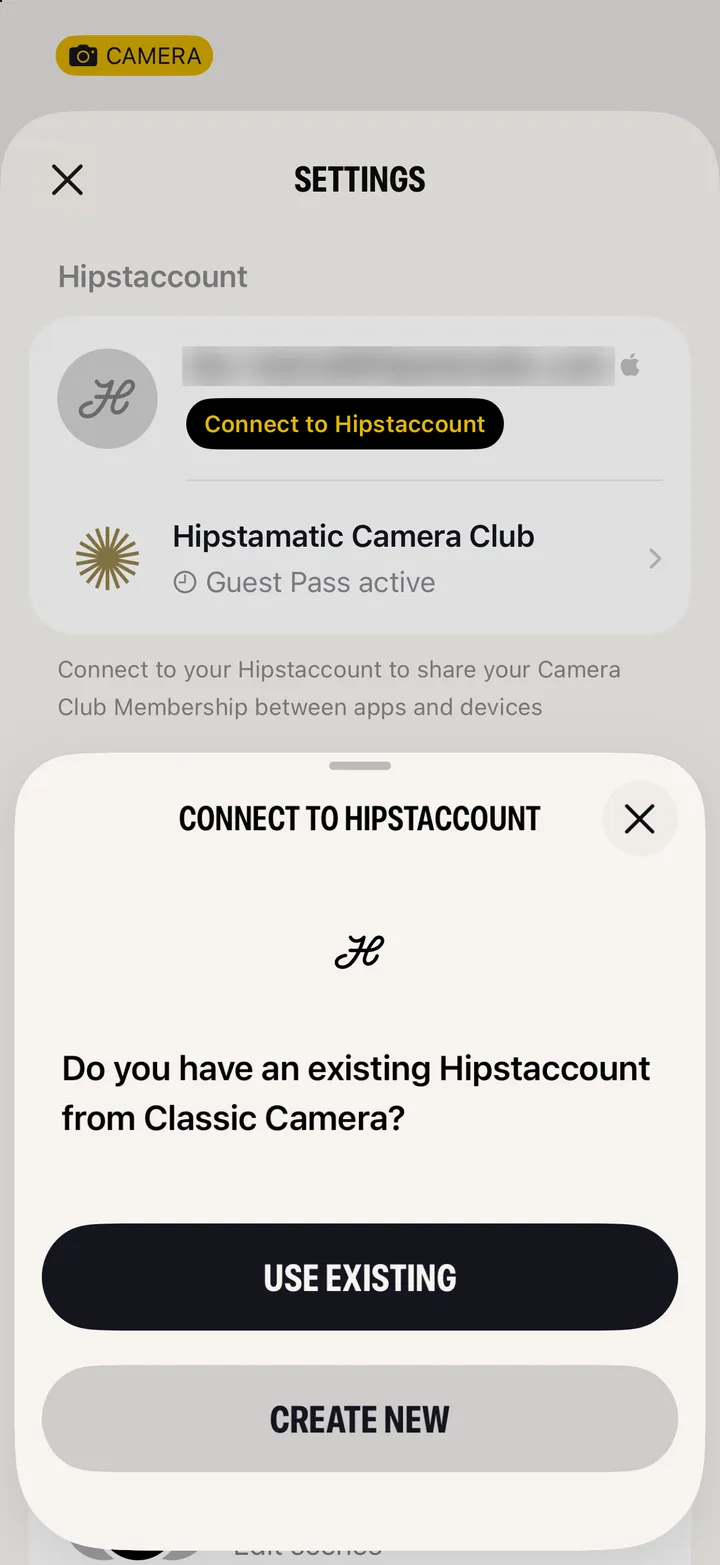 Step 3: Choose Use Existing or Create New