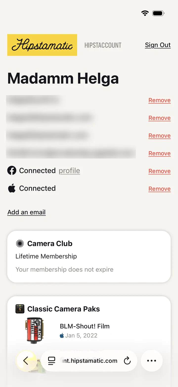 Step 2: Tap Add an email