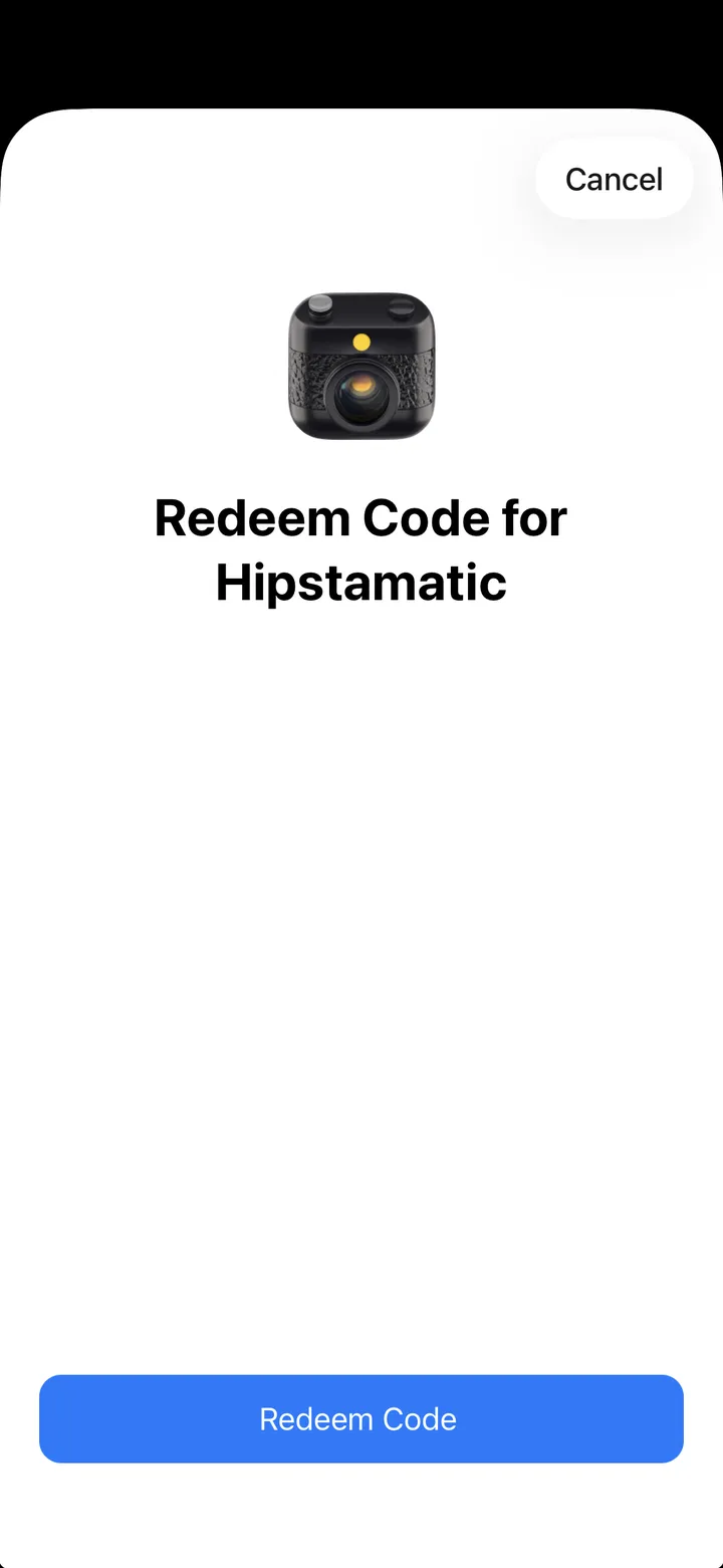 Step 3: Enter the code in Apple’s sheet