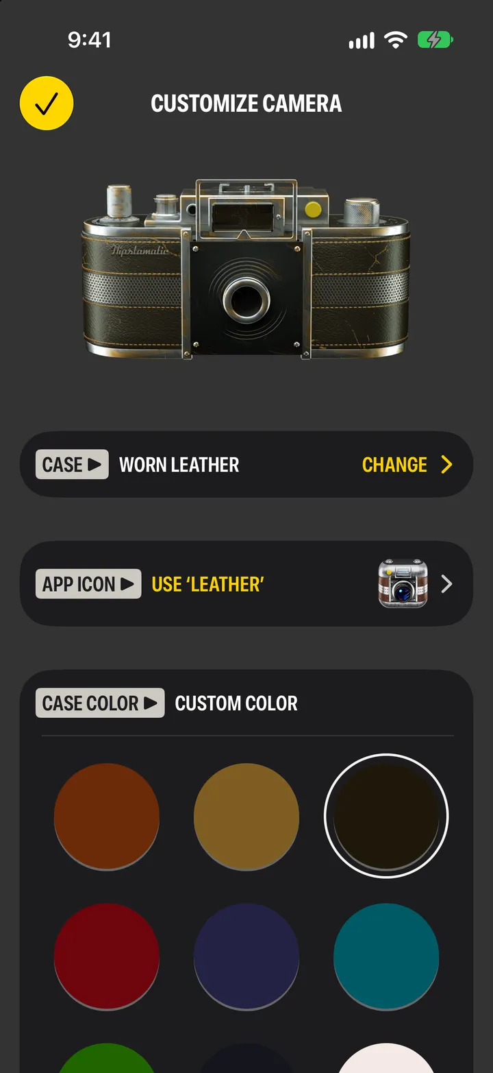 Step 5: Dress it in black leather