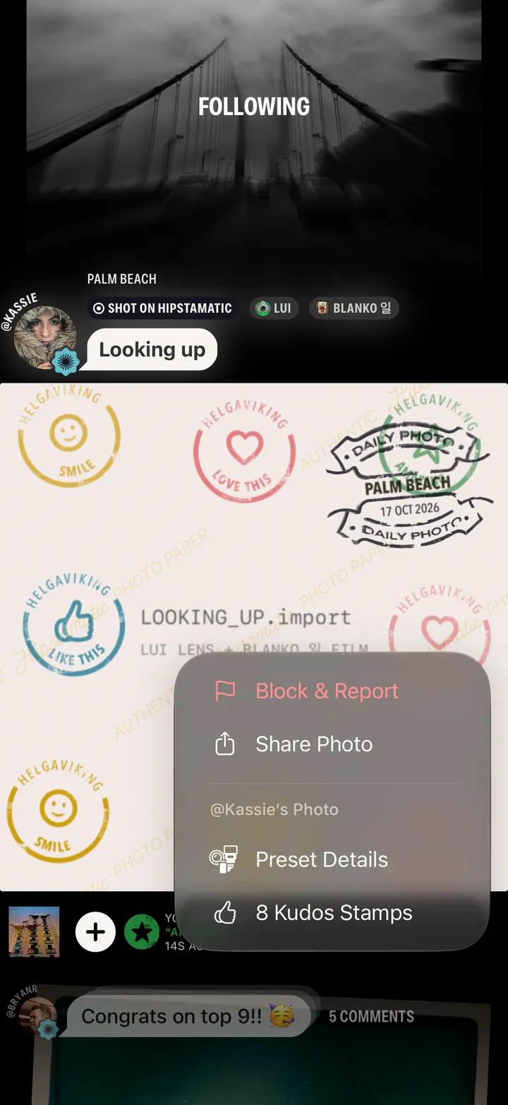 Step 2: Tap Block & Report