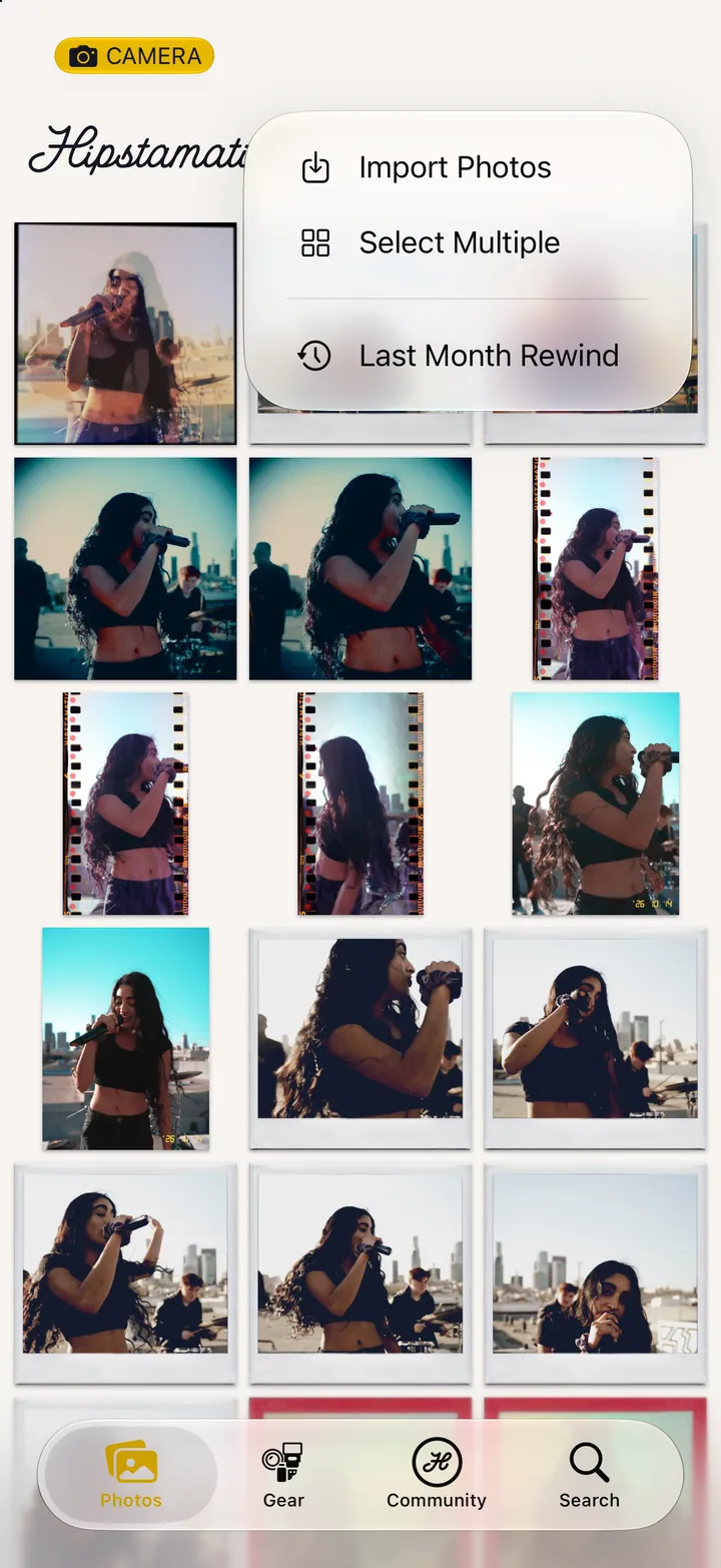 Step 2: Tap Import Photos