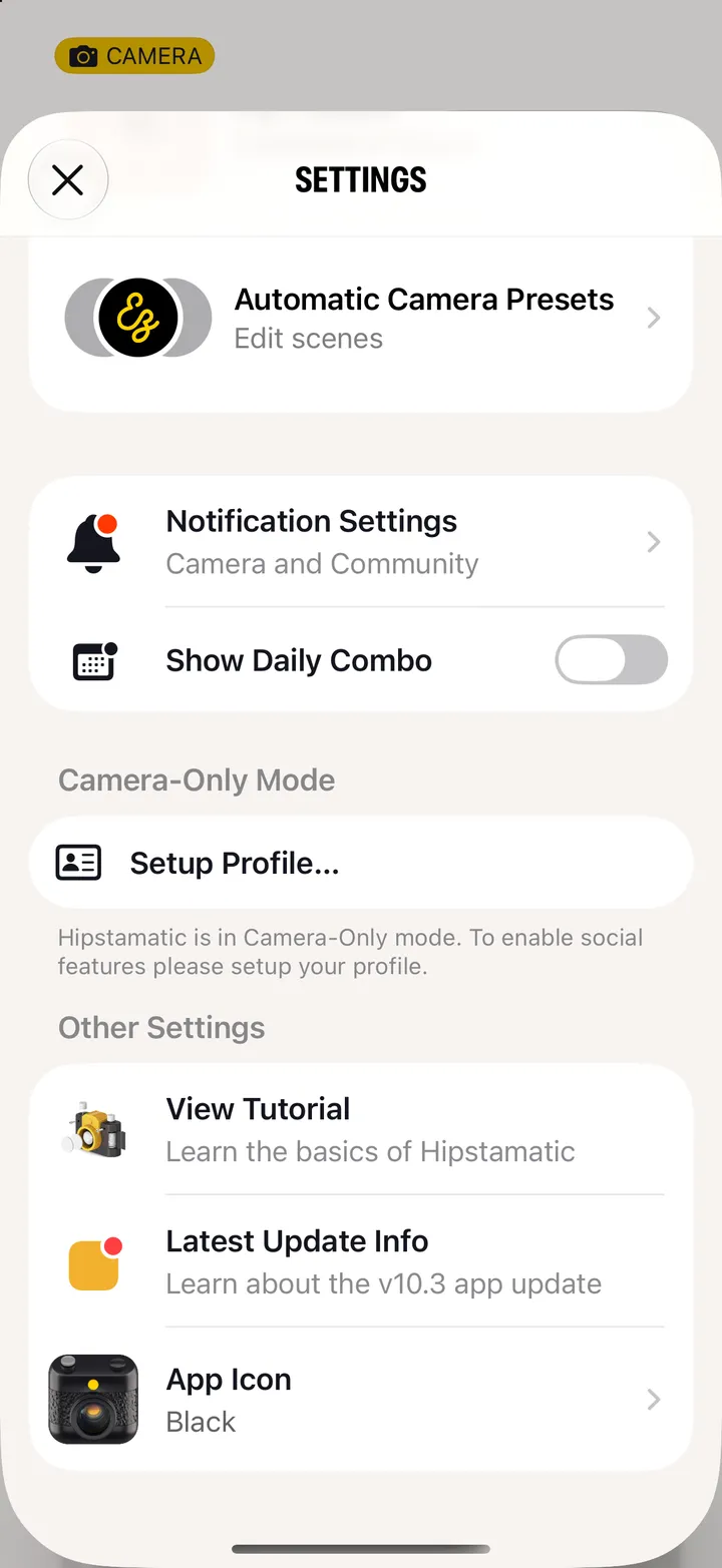 Step 2: Scroll down and tap App Icon