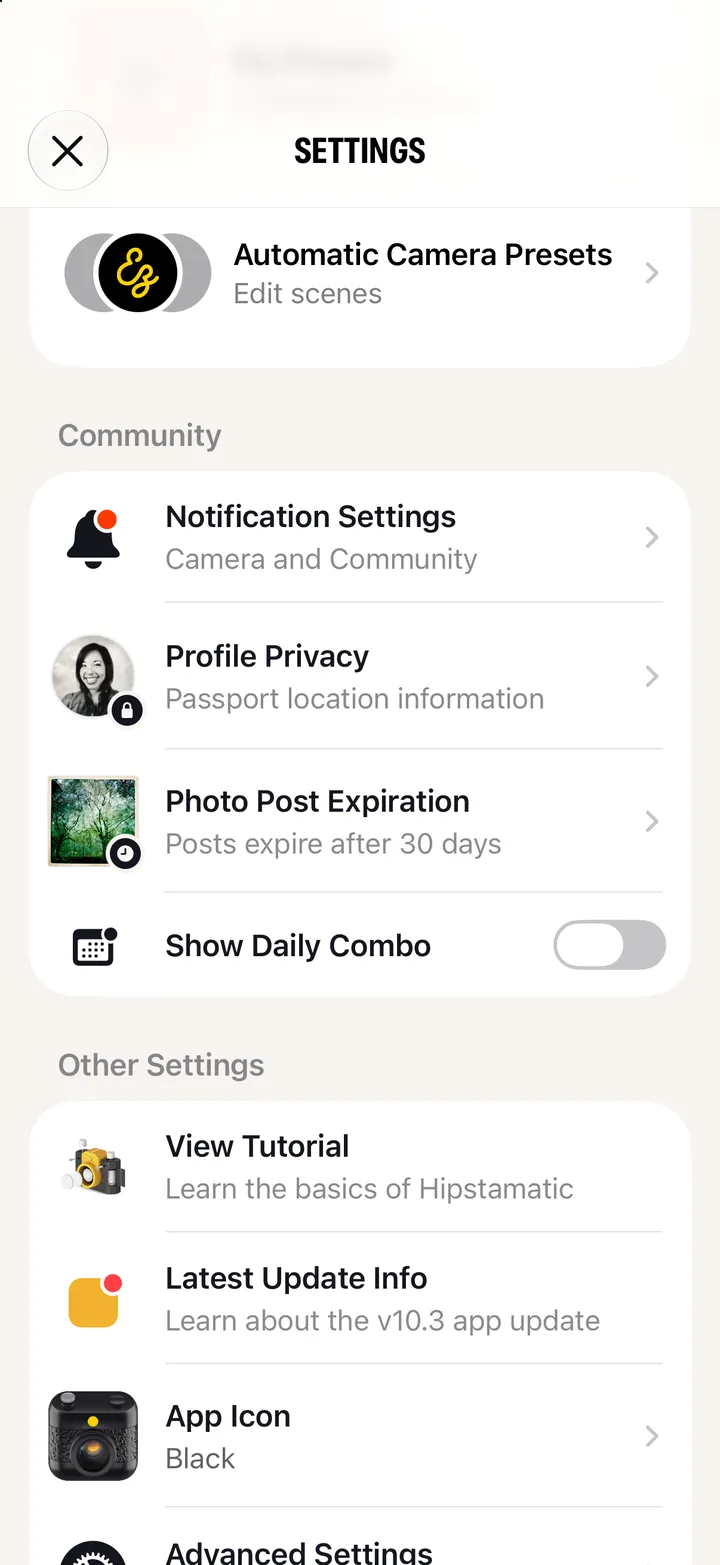 Step 2: Tap Profile Privacy