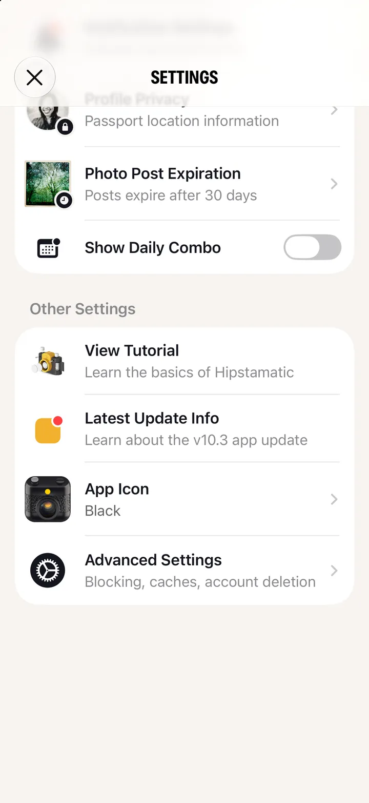 Step 2: Scroll down and tap Advanced Settings