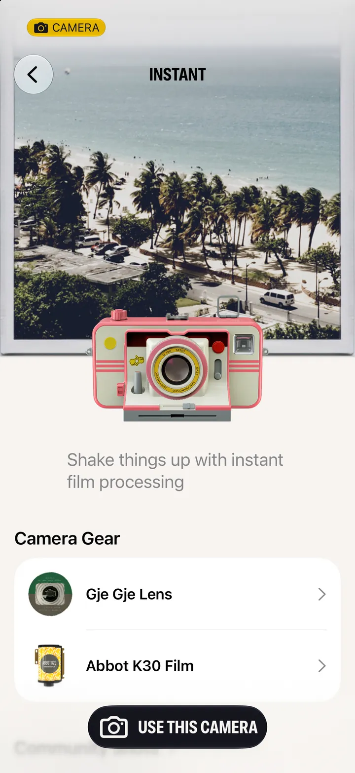 Step 3: Tap Use This Camera