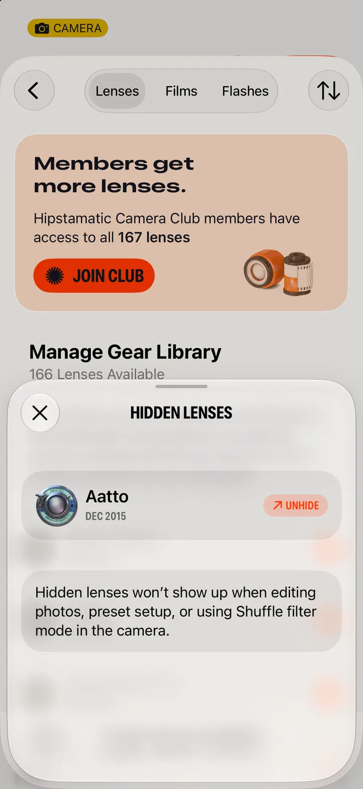 Step 5: Tap Unhide