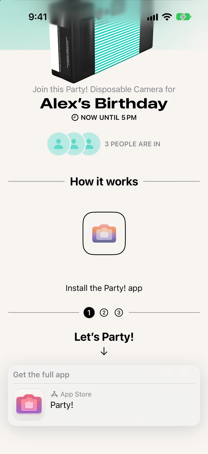 Step 2: Get Party!