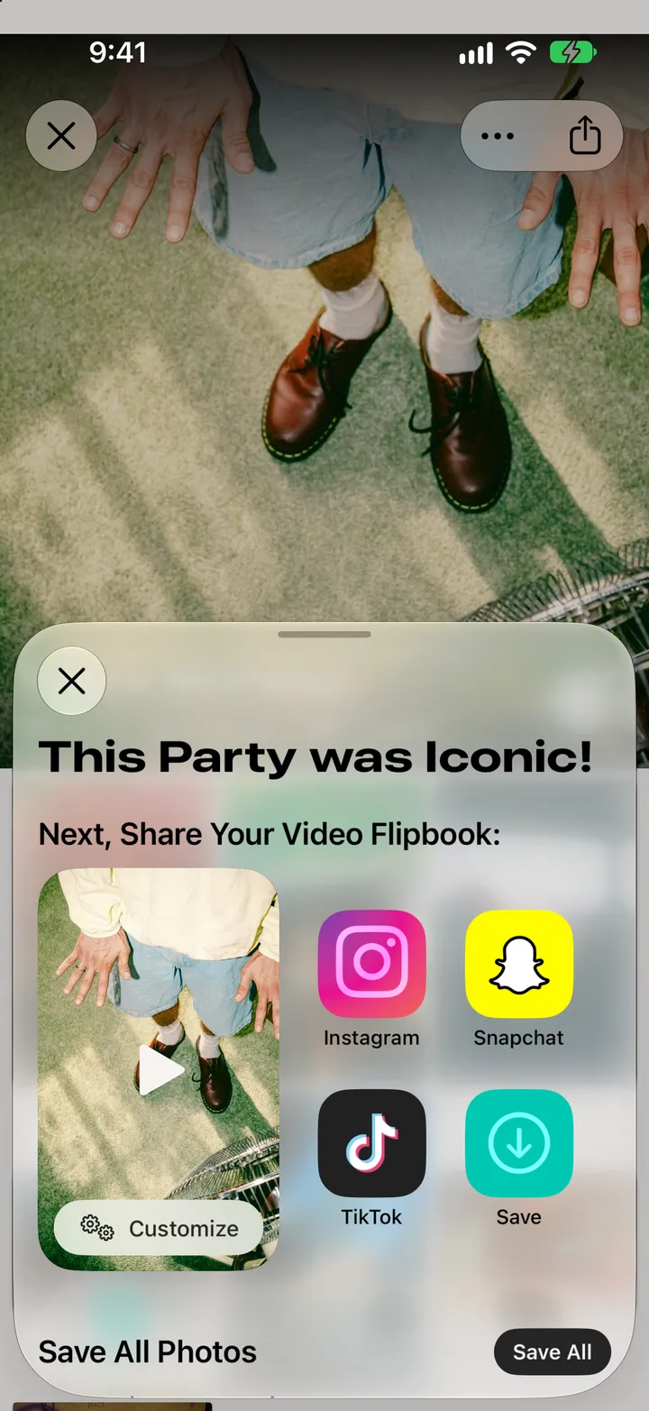 Step 5: Tap Save All