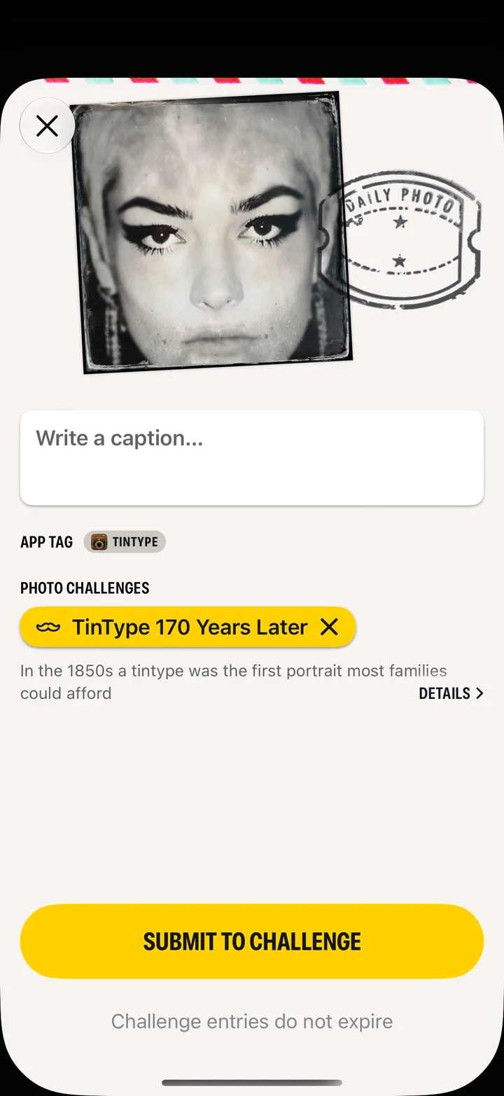 Step 5: Tap Submit to Challenge
