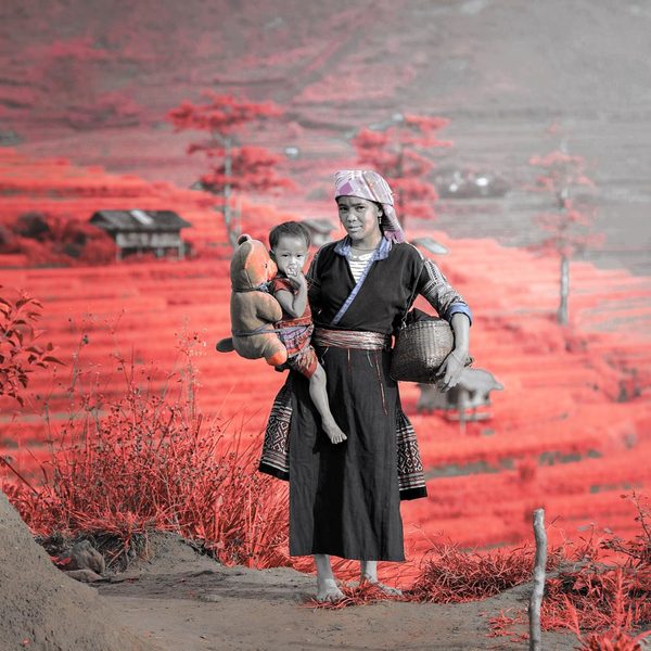 A photograph shot with the Laos combo