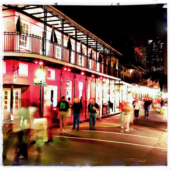 A photograph shot with the New Orleans combo